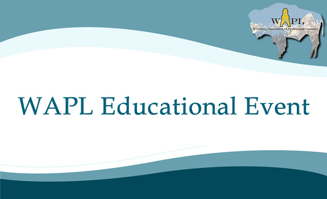 WAPL Educational Event 2024